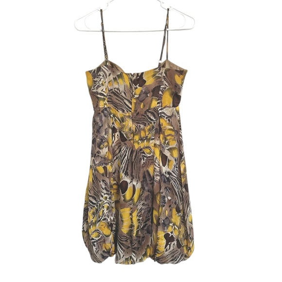 Marciano Abstract Animal Print Silk Mini Dress M - Picture 10 of 11